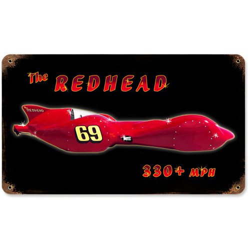 Redhead Sign - 14" x 8"