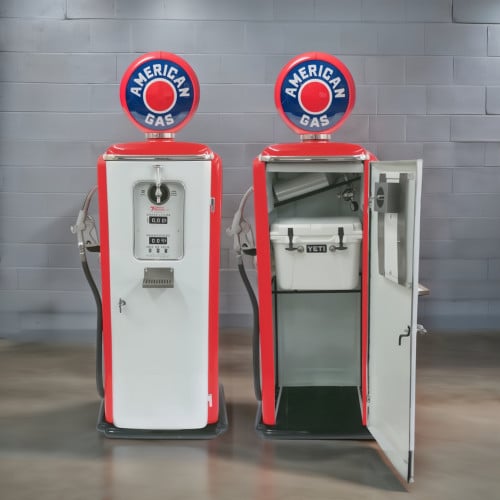 American Gas Replica Tokheim 79 Beer Tap Gas Pump