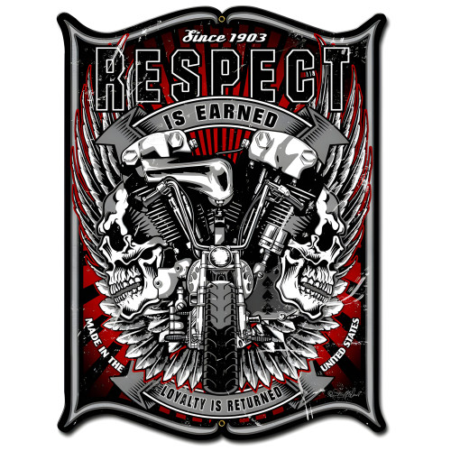 Respect Metal Sign - 18" x 24"