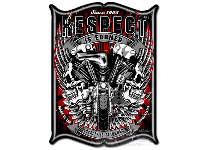 Respect Metal Sign - 18" x 24"