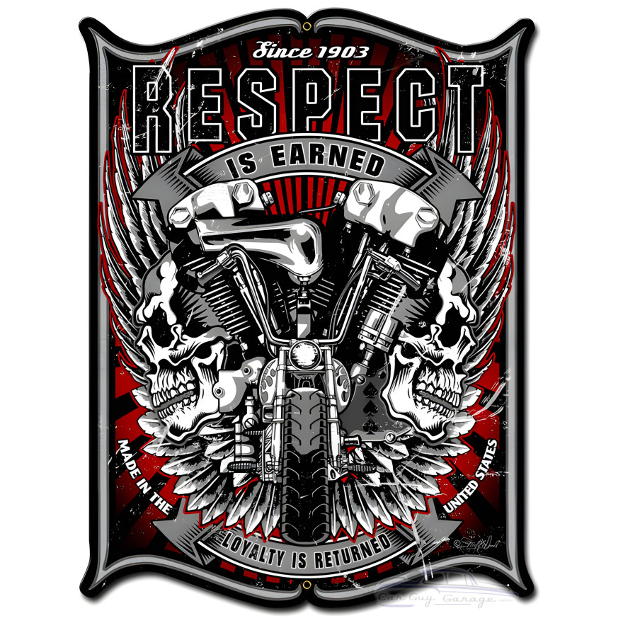 Respect Metal Sign - 18" x 24"