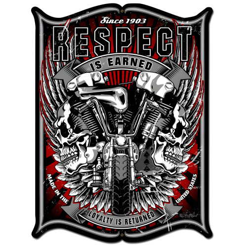 Respect Metal Sign - 24" x 33"