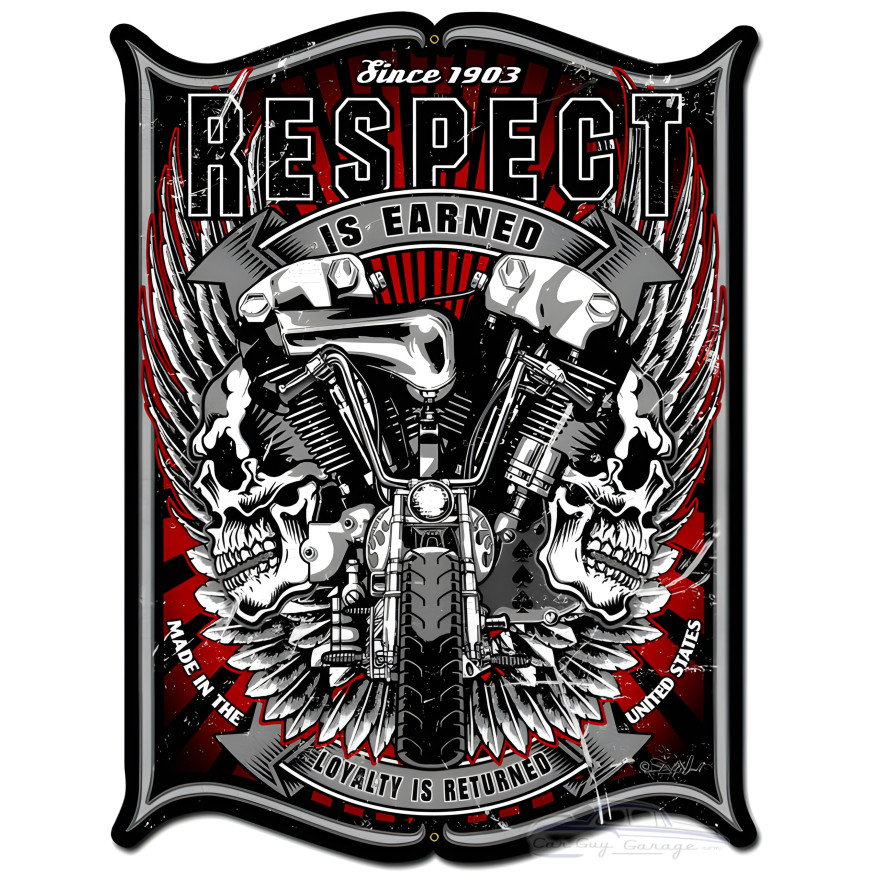 Respect Metal Sign - 24" x 33"