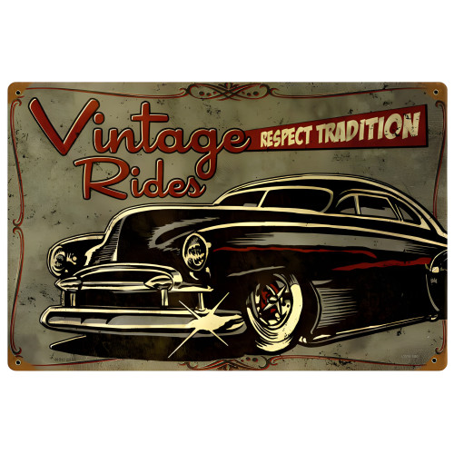 Respect Tradition Metal Sign - 12" x 18"