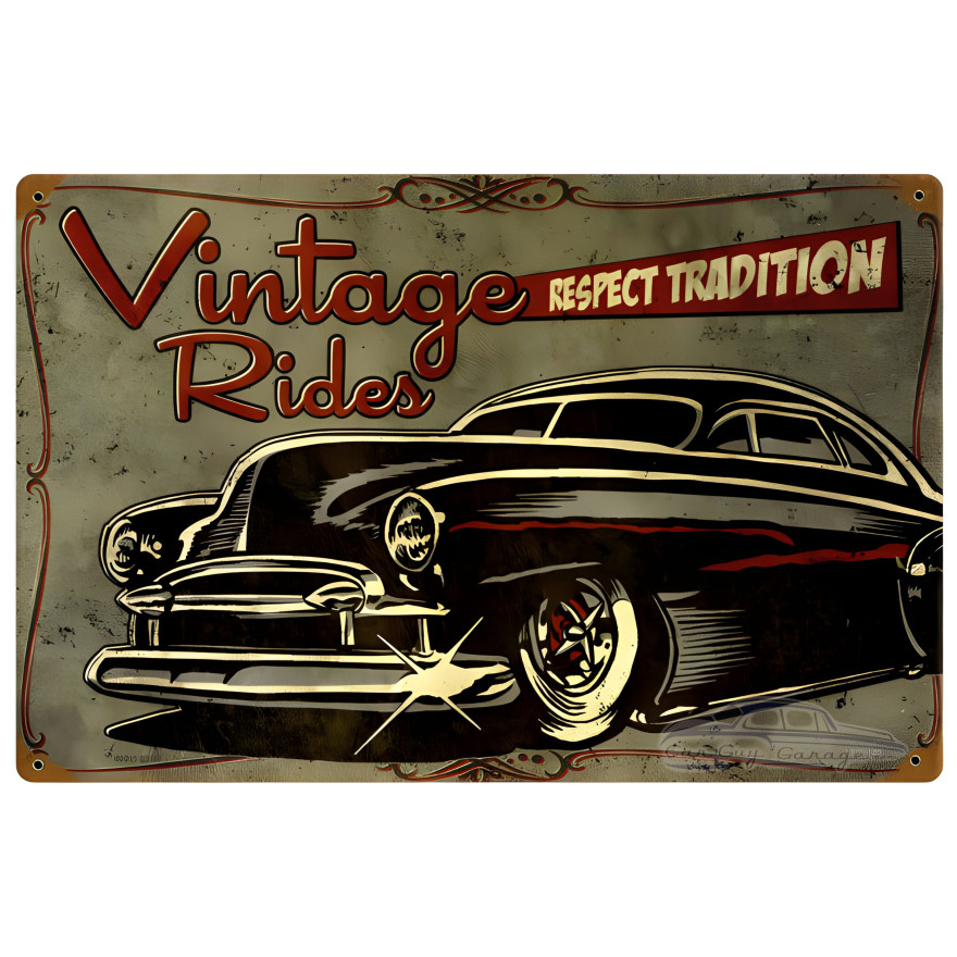 Respect Tradition Metal Sign - 12" x 18"
