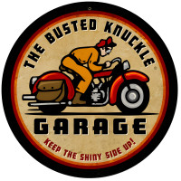 Retro Rider Sign - 14" Round