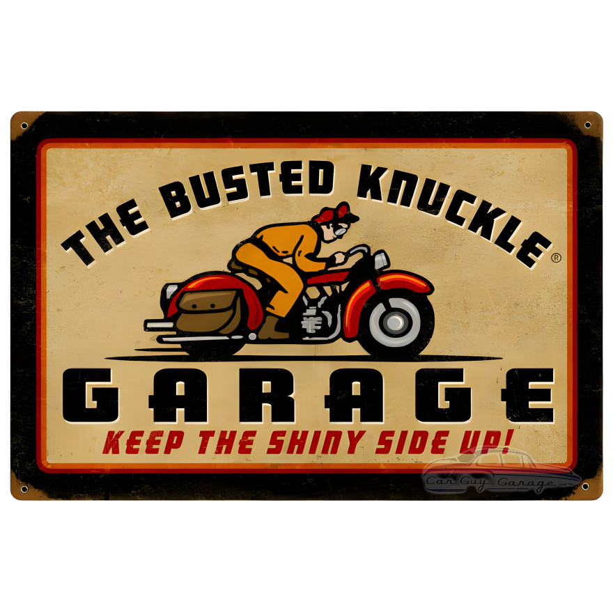 Retro Rider Sign - 18" x 12"
