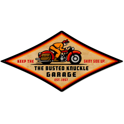 Retro Rider Sign - 22" x 14"