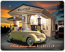 Richfield Cord Metal Sign - 30" x 24"