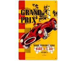 Riverside Grand Prix Metal Sign - 12" x 18"