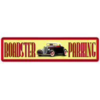 Roadster Parking Sign - 20" x 5"