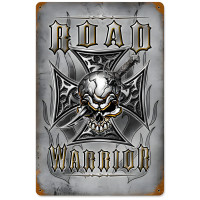 Road Warrior Metal Sign - 12" x 18"