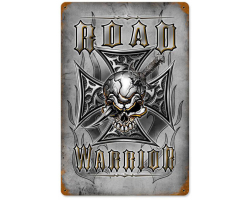 Road Warrior Metal Sign - 12" x 18"
