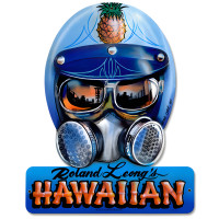Roland Hawaiian Metal Sign - 15" x 12"