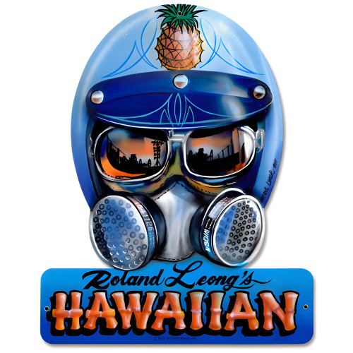 Roland Hawaiian Metal Sign - 15" x 12"