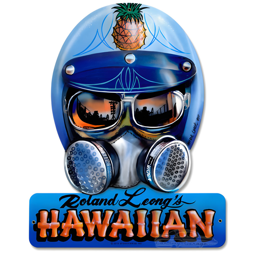 Roland Hawaiian Metal Sign - 15" x 12"