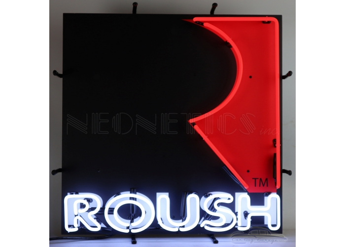 Roush Square R Neon Sign