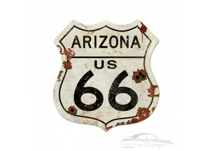 Route Arizona US 66 XXL Metal Sign - 40" x 42"