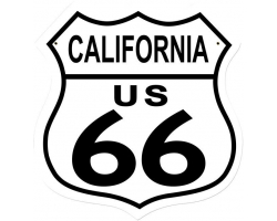 Route 66 California Metal Sign