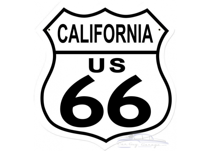 Route 66 California Metal Sign - 15" x 15"