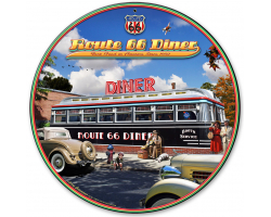 1936 ROUTE 66 DINER Metal Sign
