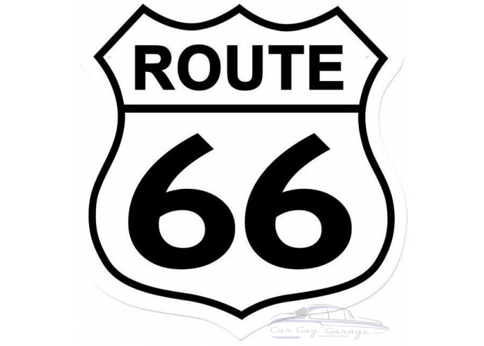 Route 66 Metal Sign - 15" x 15"
