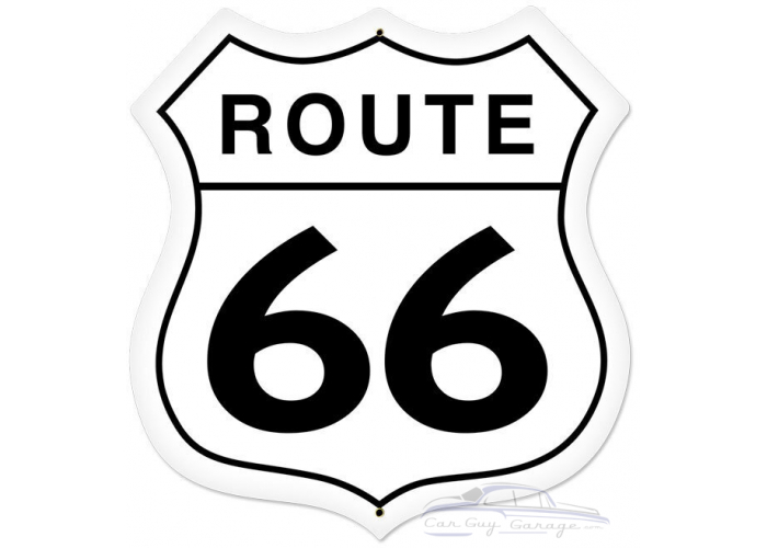 Route 66 Metal Sign - 28" x 28"