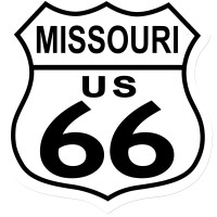 Route 66 Missouri Metal Sign - 15" x 15"