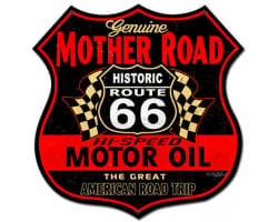 Route 66 The Mother Road Metal Sign