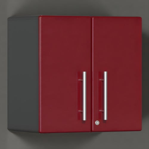 Red Modular 2-Door Garage Wall Cabinet