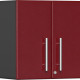 Red Modular 2-Door Wall Cabinet