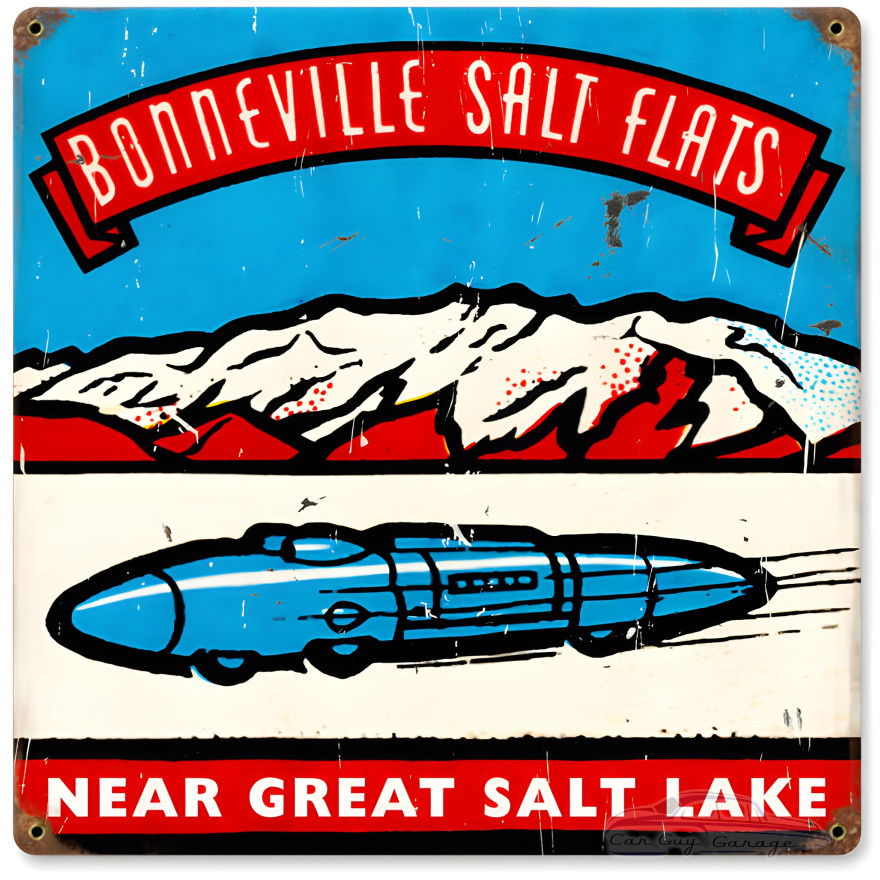 Salt Flats Sign - 12" x 12"