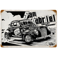 San Gabriel Metal Sign - 18" x 12"
