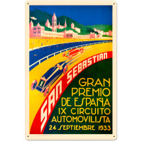 San Sebastian Metal Sign - 16" x 24"