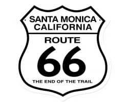 Santa Monica Metal Sign - 15" x 15"