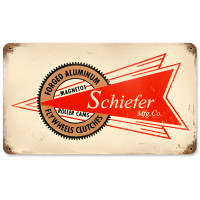 Schiefer Mfg Metal Sign - 14" x 8"