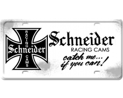Schneider Metal Sign - 12" x 6"