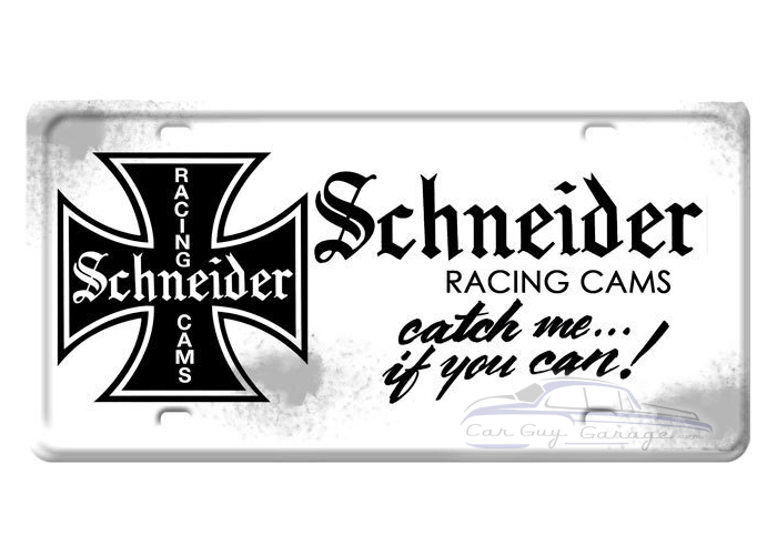 Schneider Metal Sign
