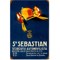 Sebastian Circuit Metal Sign - 16" x 24"