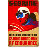 Sebring Metal Sign - 16" x 24"