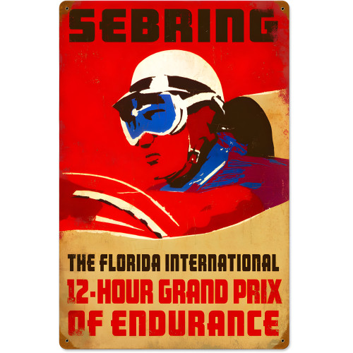 Sebring Metal Sign - 16" x 24"