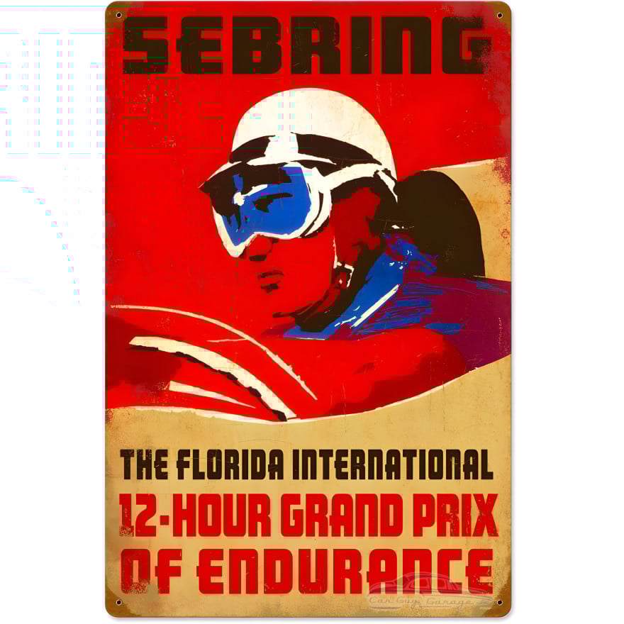 Sebring Metal Sign - 16" x 24"