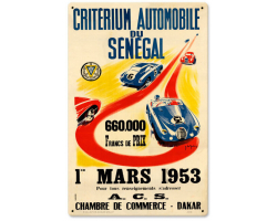 Senegal 1953 Metal Sign - 12" x 18"