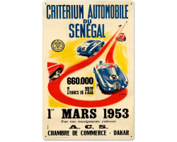 Senegal 1953 Metal Sign - 16" x 24"