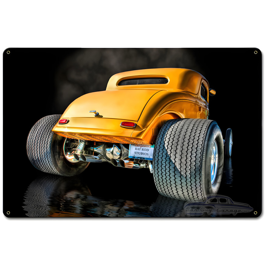 Serious Rubber Metal Sign - 18" x 12"