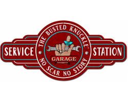 Service Station Sign - 26" x 13"