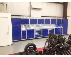 21 feet 4 inches of Aluminum Garage Cabinets