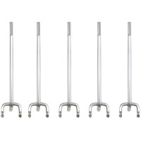 5 in Straight Pegboard Hooks - Set of 5, for 1/4 in Pegboard