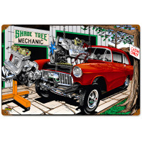 Shade Tree Metal Sign - 18" x 12"