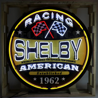 Shelby Racing Round Neon Sign